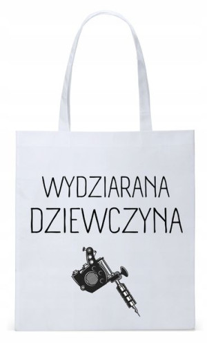 Dla Dziewczyny Żony Torba Eco Biała Shopper