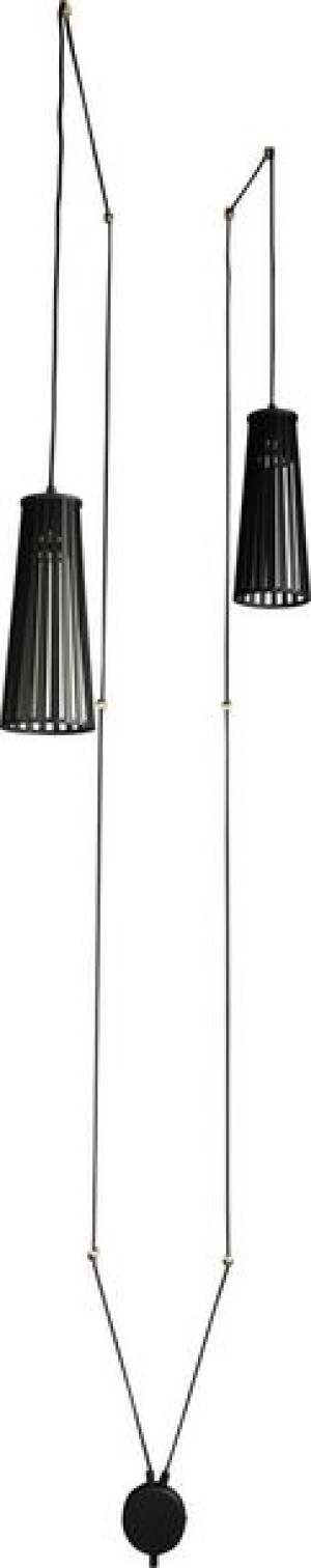 Lampa Ścienna Kinkiet Led Nowodvorski Dover Czarny, Sklejka 9263