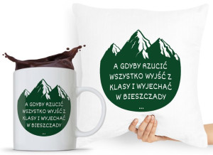 Zestaw Poduszka + Kubek Dzień Nauczyciela Prezent