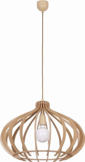 Lampa Wisząca Żyrandol Led Nowodvorski Ika Drewno, Sklejka 4174