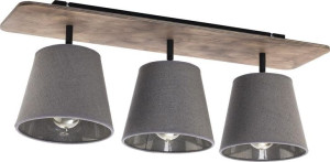 Lampa Sufitowa Żyrandol Led Nowodvorski Awinion Szara, Tkanina 9717
