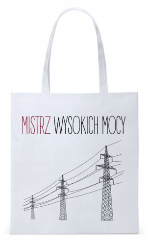 Dla Elektryka Na Prezent Torba Eco Biała Shopper