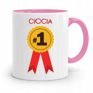 Kubek Różowy Dla Cioci Prezent Ciocia Numer Jeden!