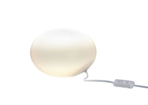 Lampa Stołowa Biurkowa Led Nowodvorski Nuage Biała, Szkło 7021