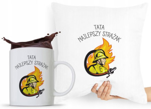 Zestaw Poduszka + Kubek Dzień Taty Tatusia Prezent