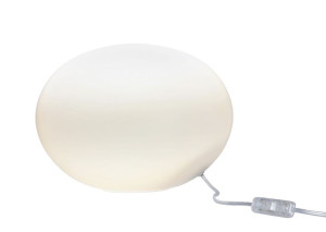 Lampa Stołowa Biurkowa Led Nowodvorski Nuage Biała, Szkło 7022
