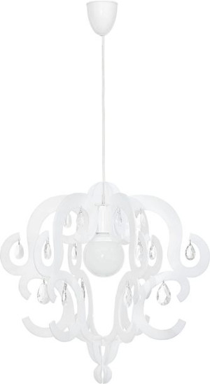 Lampa Wisząca Żyrandol Led Nowodvorski Katerina Biała, Tworzywo 5208