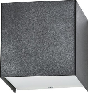 Lampa Ścienna Kinkiet Led Nowodvorski Cube Grafit, Stal 5272