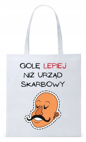 Dla Fryzjera Fryzjerki Torba Eco Biała Shopper