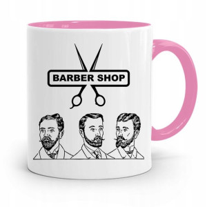 Kubek Różowy Dla Fryzjera Barber Shop Prezent