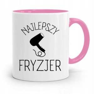 Kubek Różowy Dla Fryzjera Najlepszy Fryzjer