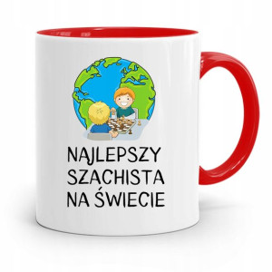 Dla Szachisty Kubek Czerwony Prezent Na Urodziny