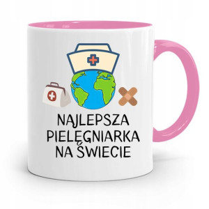 Kubek Różowy Dla Pielęgniarki Najlepsza Na Świecie
