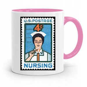 Kubek Różowy Dla Pielęgniarki Nursing Prezent