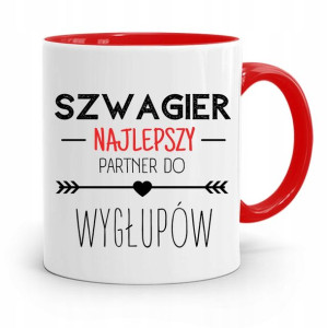 Dla Szwagra Kubek Czerwony Na Prezent Na Urodziny