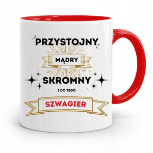 Dla Szwagra Kubek Czerwony Na Prezent Na Urodziny