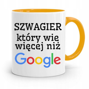 Dla Szwagra Kubek Żółty Na Prezent Na Urodziny