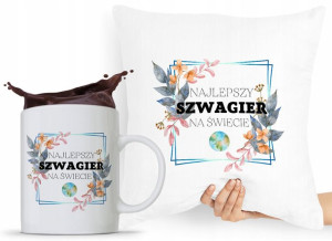 Dla Szwagra Zestaw Poduszka + Kubek Prezent