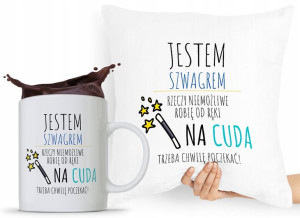 Dla Szwagra Zestaw Poduszka + Kubek Prezent