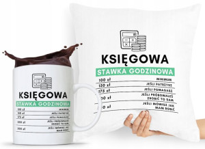 Zestaw Poduszka + Kubek Dla Księgowego Księgowej
