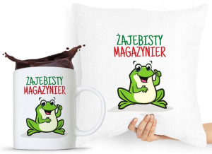 Zestaw Poduszka + Kubek Dla Magazyniera Prezent