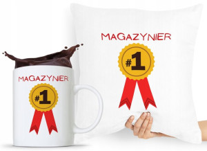 Zestaw Poduszka + Kubek Dla Magazyniera Prezent