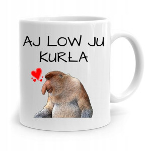Kubek Prezent Na Walentynki Aj Low Ju Kurła