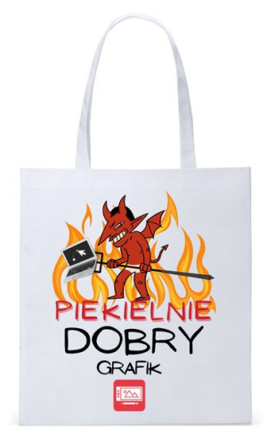 Dla Grafika Na Prezent Torba Eco Biała Shopper