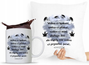 Zestaw Poduszka + Kubek Dla Palaczy Jaraczy 420