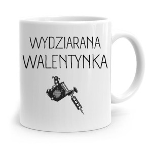 Kubek Prezent Na Walentynki Wydziarana Walentynka