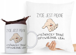 Zestaw Poduszka + Kubek Dla Pielęgniarki Prezent