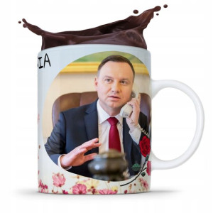 Kubek Prezent Politycy Andrzej Duda Prezydent Pis