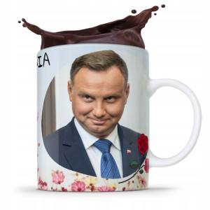 Kubek Prezent Politycy Andrzej Duda Prezydent Pis