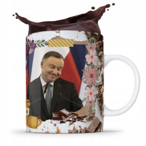 Kubek Prezent Politycy Andrzej Duda Prezydent Pis