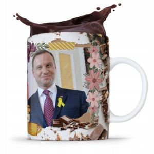 Kubek Prezent Politycy Andrzej Duda Prezydent Pis