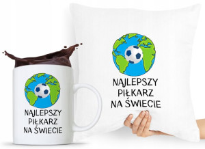 Zestaw Poduszka + Kubek Dla Piłkarza Prezent