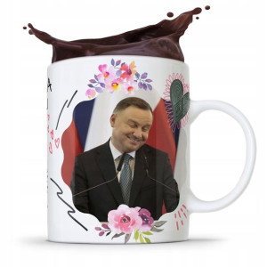 Kubek Prezent Politycy Andrzej Duda Prezydent Pis