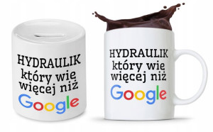 Dla Hydraulika Zestaw Kubek + Skarbonka Prezent