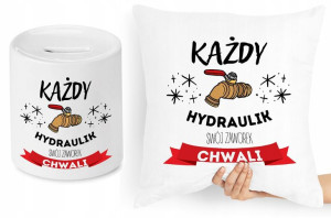 Dla Hydraulika Zestaw Poduszka + Skarbonka