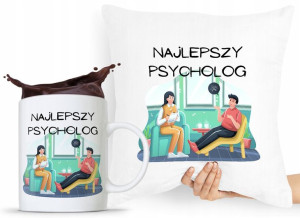 Zestaw Poduszka + Kubek Dla Psychologa Psychiatry