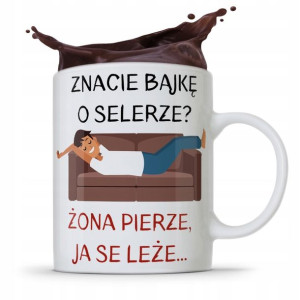 Kubek Prezent Śmieszny Zabawny Dzień Dobry!