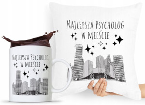 Zestaw Poduszka + Kubek Dla Psychologa Psychiatry