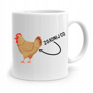 Kubek Prezent Śmieszny Zabawny Zgadnij Co Jajco!