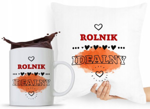 Zestaw Poduszka + Kubek Dla Rolnika Prezent