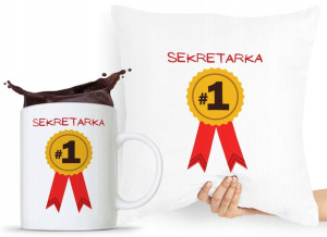 Zestaw Poduszka + Kubek Dla Sekretarki Asystentki