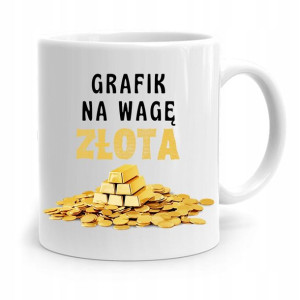 Kubek Prezent Urodzinowy Dla Grafika Na Wagę Złota