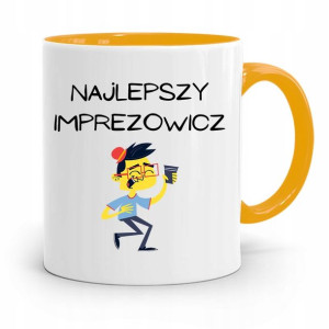 Dla Imprezowicza Imprezowiczki Kubek Żółty Prezent