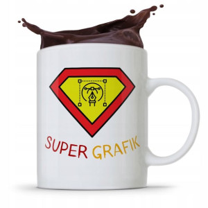 Kubek Prezent Urodzinowy Dla Super Grafika