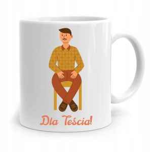 Kubek Prezent Urodzinowy Dla Teścia Taty!