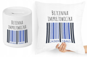 Dla Imprezowicza Zestaw Poduszka + Skarbonka